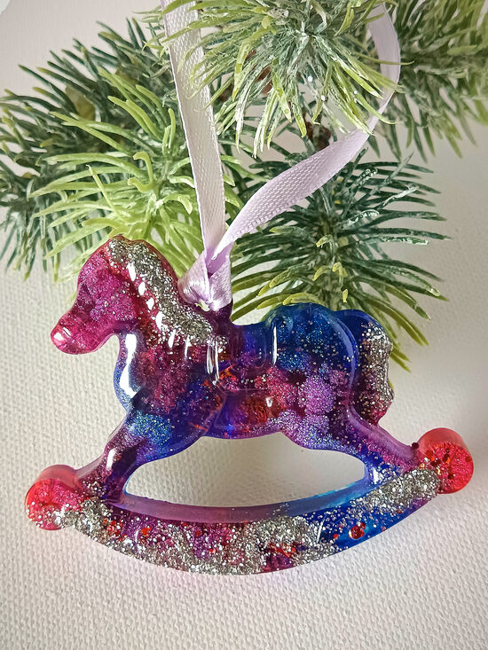 Kalėdinis eglutės žaisliukas „Arkliukas“